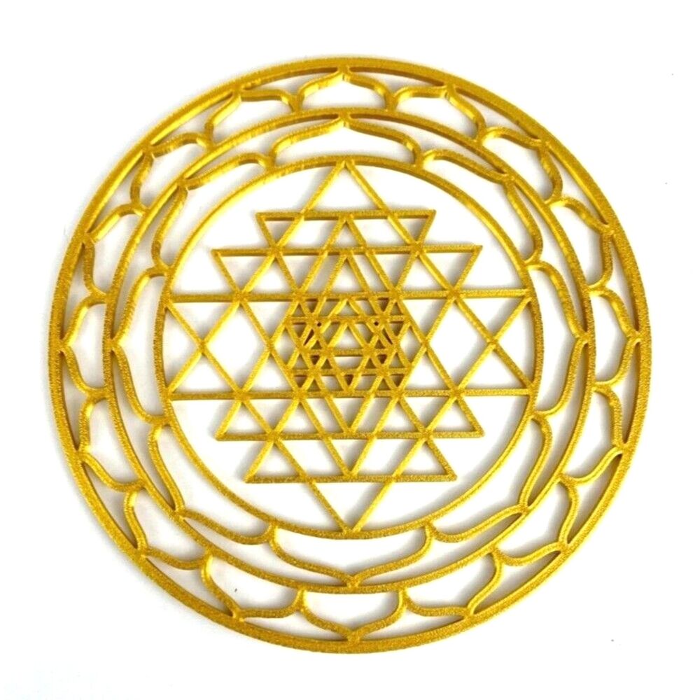 Sri Yantra Sacred Geometry Prosperity Wall Decor